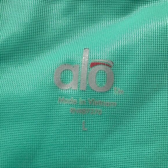 Alo Yoga Racerback Tank Top w/ Built in Bra Light Green (Spearmint) Size Large - Picture 2 of 6